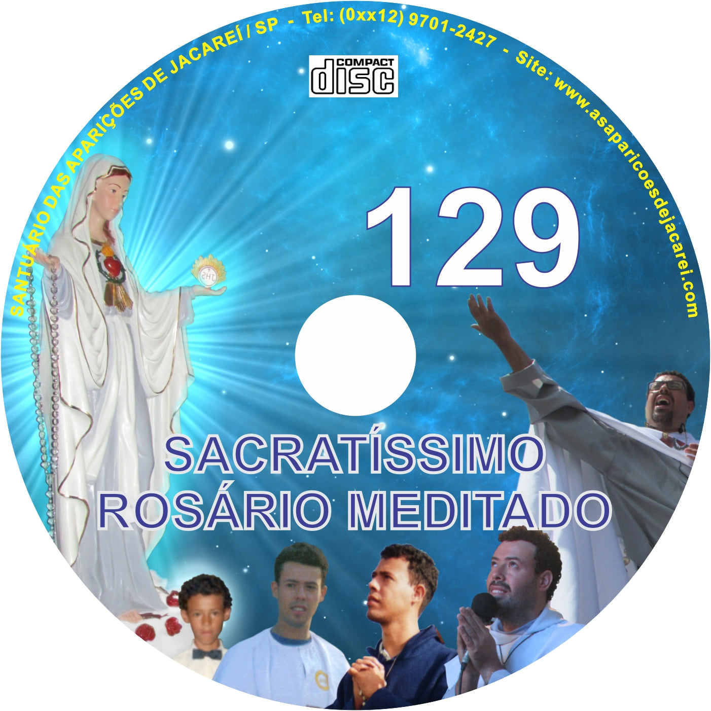 CD Rosário Meditado 129 CD Rosário Meditado 129